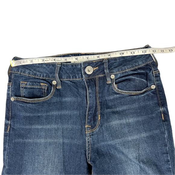 Bullhead Jeans High Rise Skinniest Dark Wash‎ Blue Denim Pants Women's 3 Juniors - Picture 4 of 11